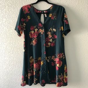 My story green shift dress